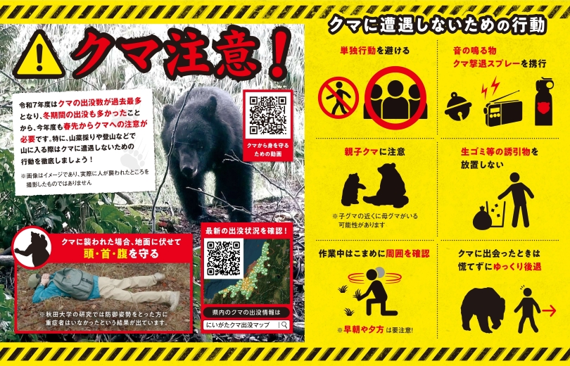 クマ注意