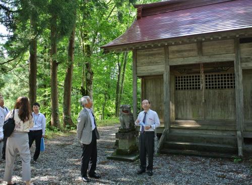 歩け歩け大会の会場視察
