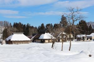 荻ノ島冬の風景
