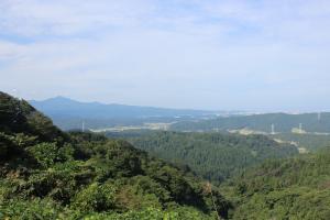 金倉山から眺める柏崎市街地の画像