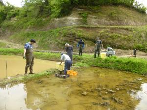取りかかる様子です