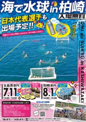 海で水球　チラシ