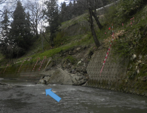 上流から下流を望む。