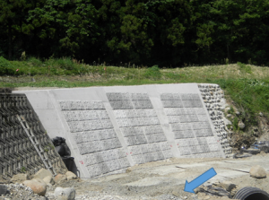 下流から右岸を望む。