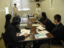 においの測定方法の説明の写真