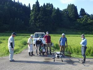 ドローン実演会