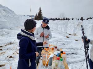 豪雪の地から雪上オンラインイベント