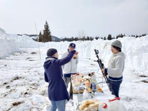 豪雪の地から雪上オンラインイベント
