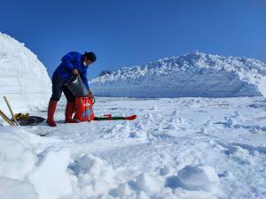 豪雪の地から雪上オンラインイベント