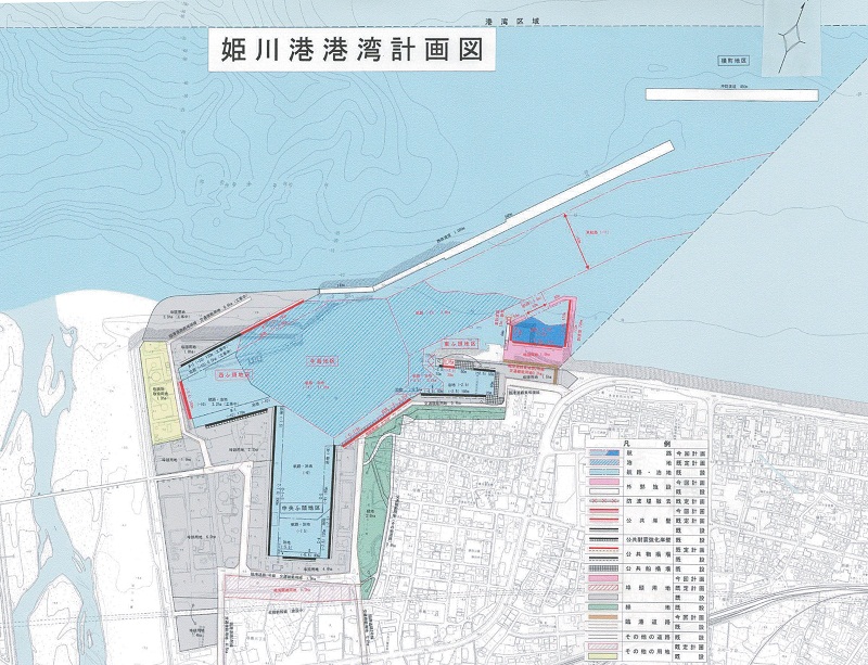 姫川港港湾計画図（平成27年2月）の画像