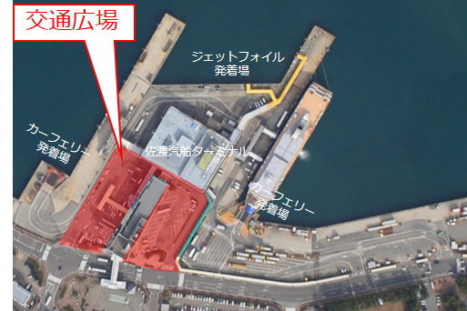 交通広場位置図