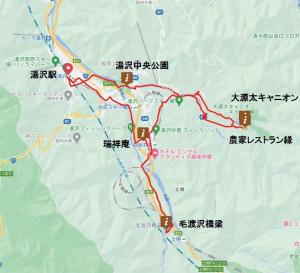 湯沢の渓谷と歴史を巡る30kmマップ