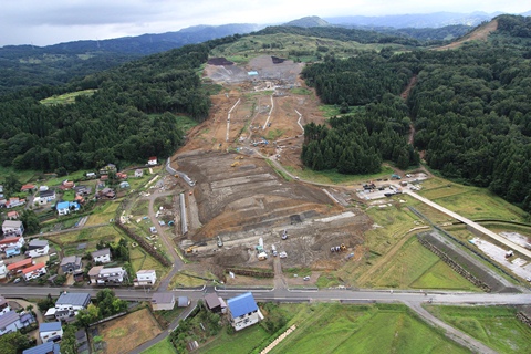 9月24日撮影されたラジコンヘリによる写真の画像