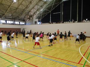 バスケットボール教室の様子