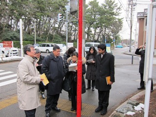 新潟市の拉致現場を視察の画像