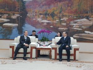 王副主任との会談