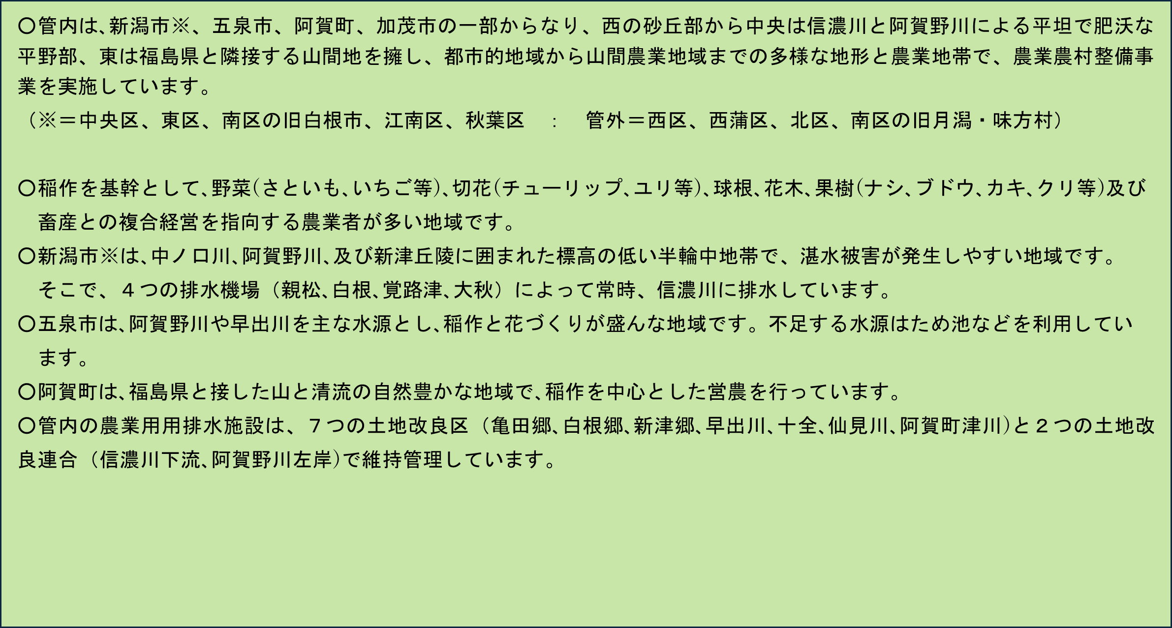 管内概要