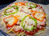 夏のピリ辛ピザ風ガレット