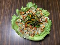 野菜たっぷり肉巻き