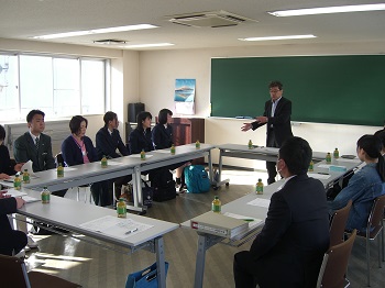 高校生インターンシップ(オリエンテーション)の様子の画像