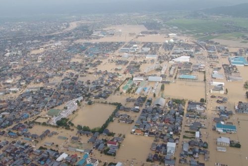 平成16年7月14日の三条市嵐南地域