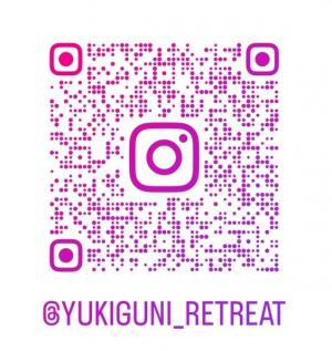 雪国リトリート公式インスタグラムQRコード