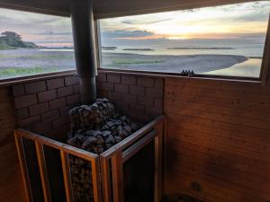 日本海が望めるサウナ宝来洲