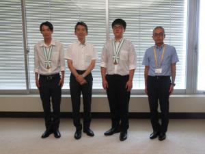 副知事表敬記念撮影