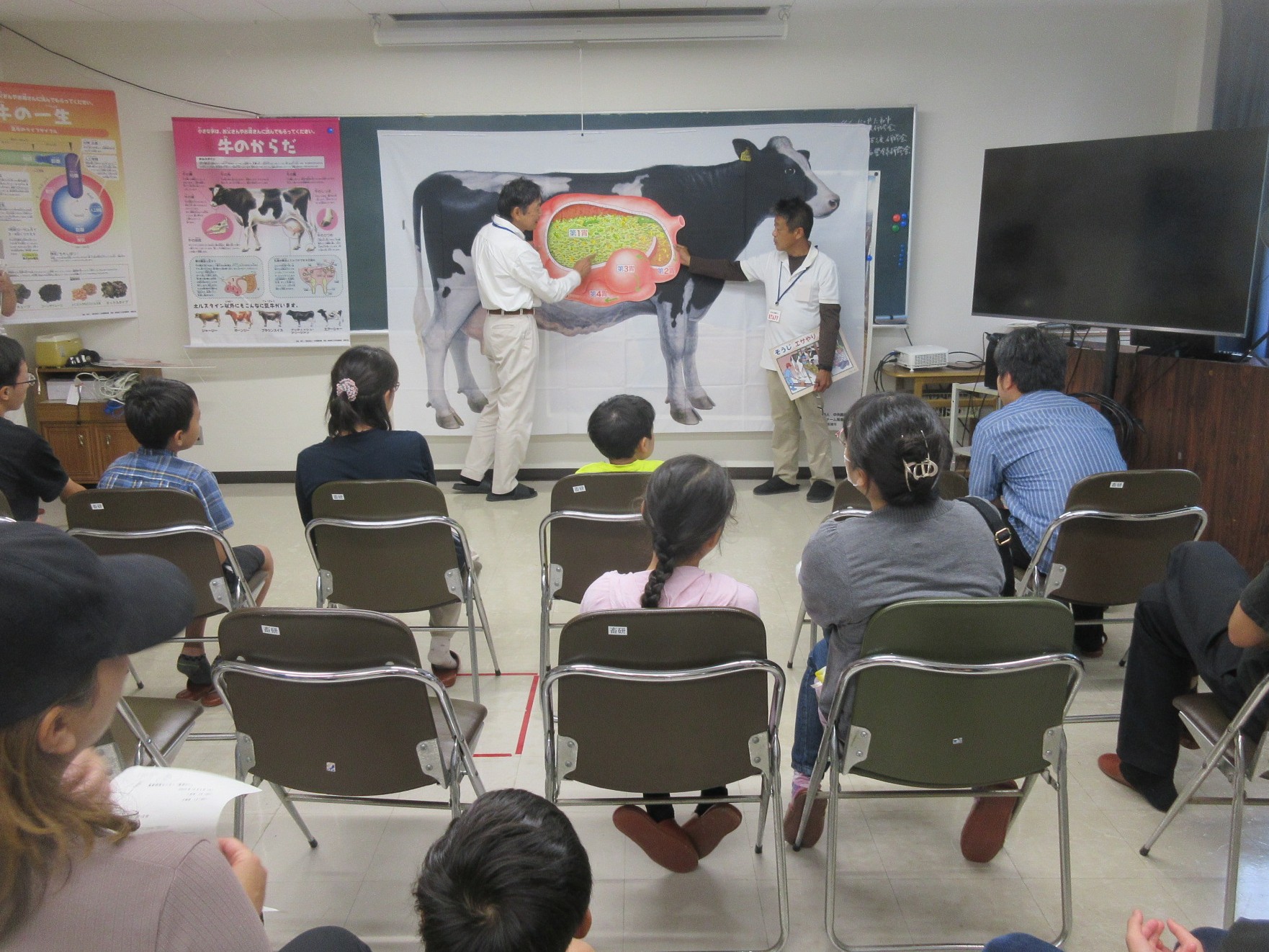 牛には4つの胃があります