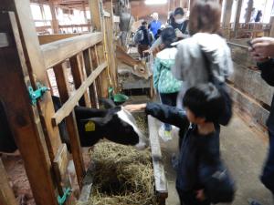 画像　講師とのふれあい