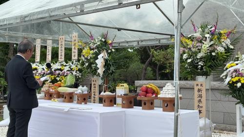 知事の慰霊の言葉