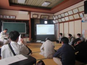 法人経営のポイントについて座学の研修