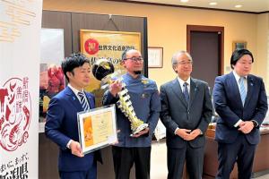 表敬訪問（知事室）の画像