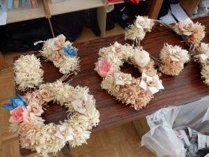 ウッドフラワーリース