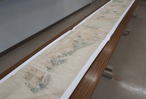 佐渡銀山往時之稼行絵巻の画像