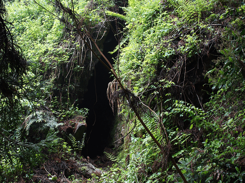 屏風沢地区のひ追い掘り跡の画像