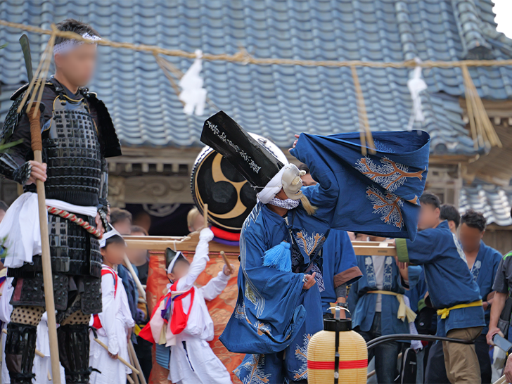 善知鳥(うとう)神社の祭礼の画像
