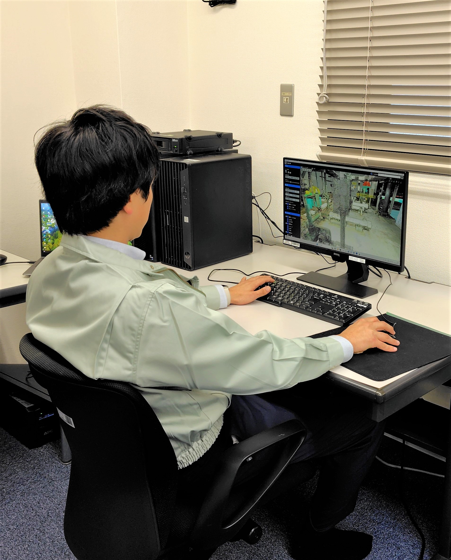 ナカノアイシステムパソコン作業