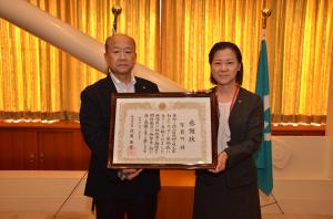 西脇聖籠町長　　　坪川新発田地域振興局長