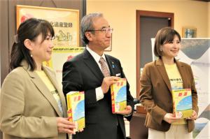 表敬訪問(知事室)の画像