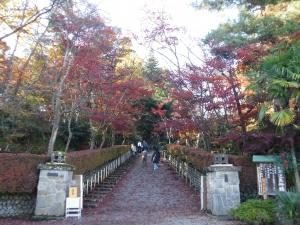 松雲山荘内入口