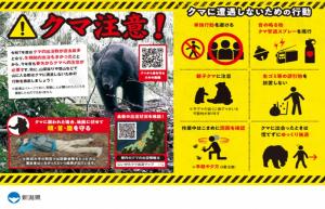 クマ注意画像