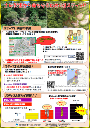 土砂災害から命を守るための3ステップ_1