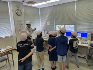 操作室での説明