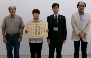 表彰式の様子（佐和田地区）