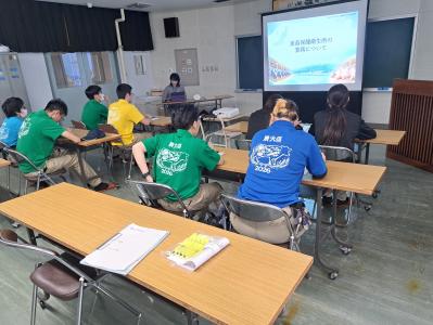 家畜保健衛生所の仕事について学びました