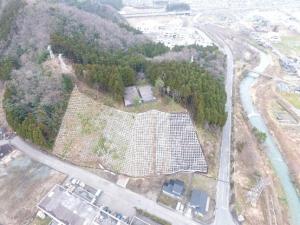 法枠工の施工後（寺地(2)地区）