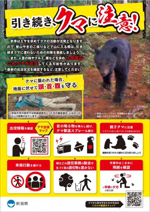 クマに注意