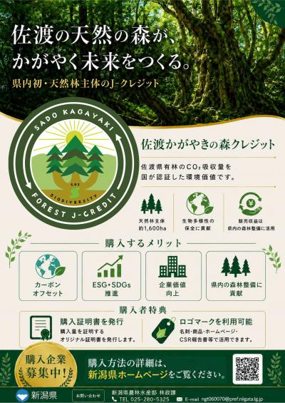 佐渡かがやきの森クレジット_ポスター