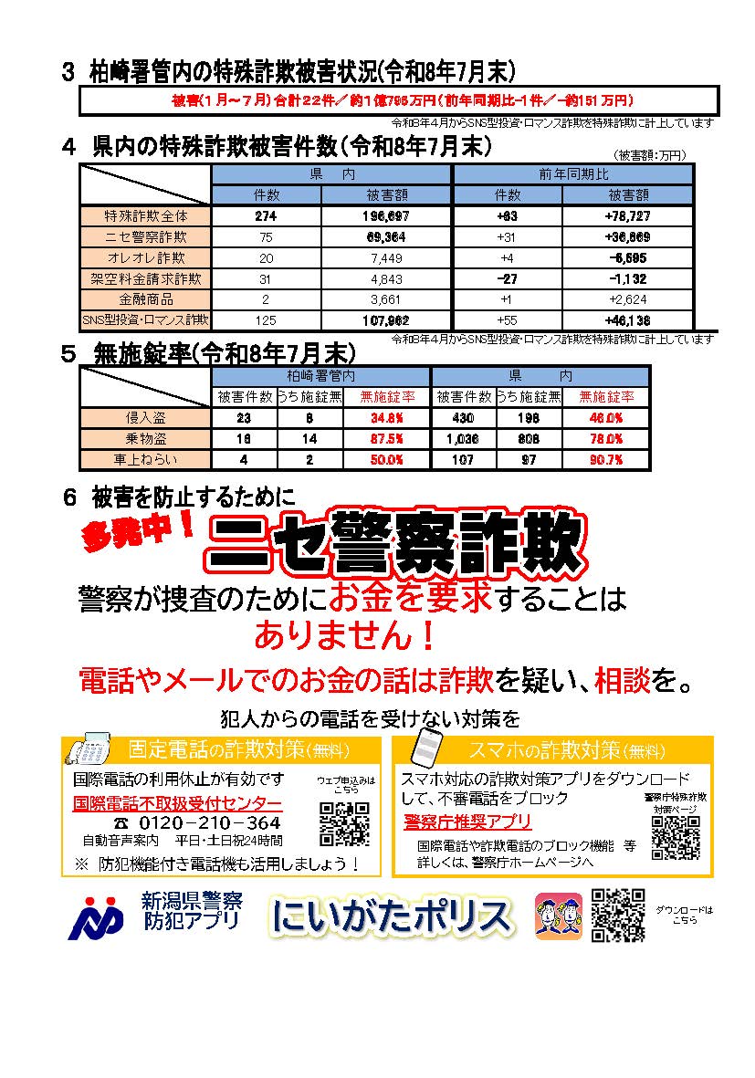 安全安心かしわざき　うら